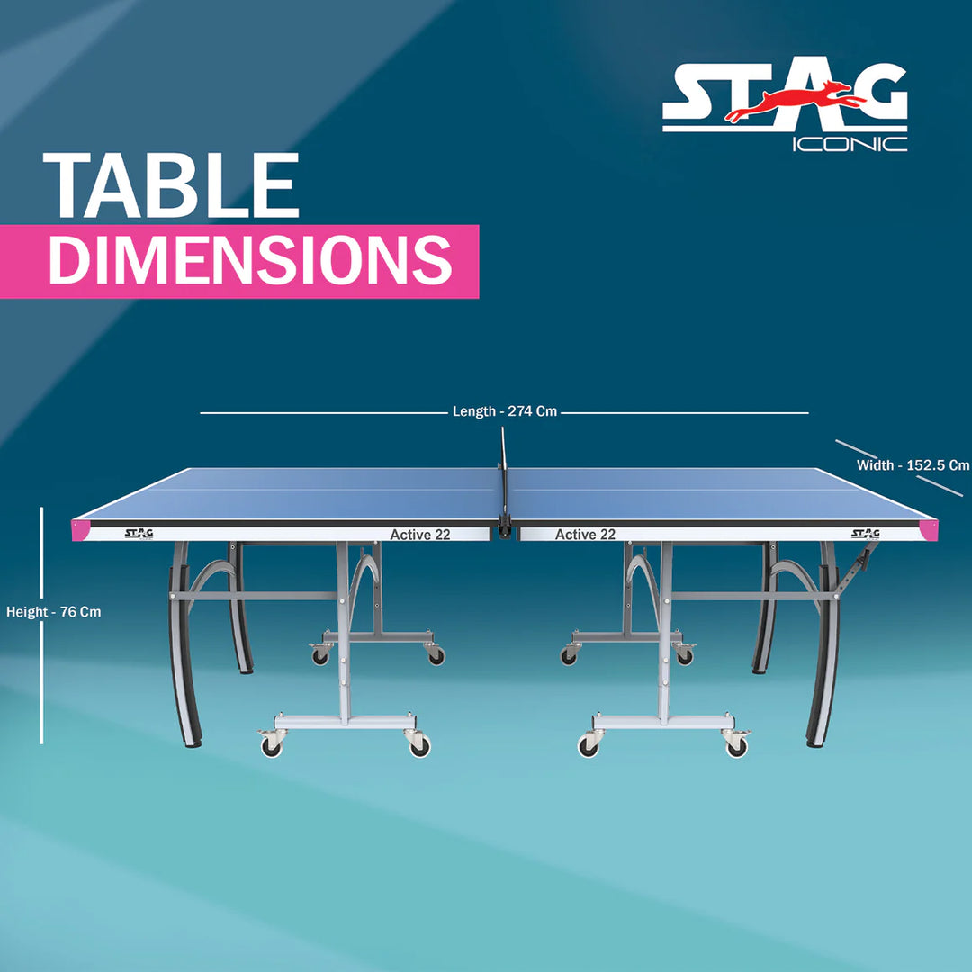 Stag Iconic Active 22 Table Tennis Table