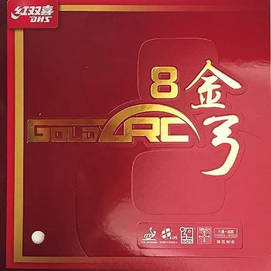 DHS Goldarc 8 Table Tennis Rubber