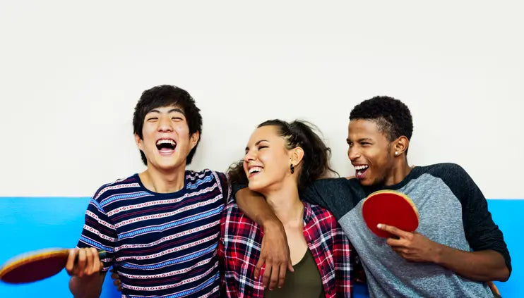 Genz with Table tennis blades