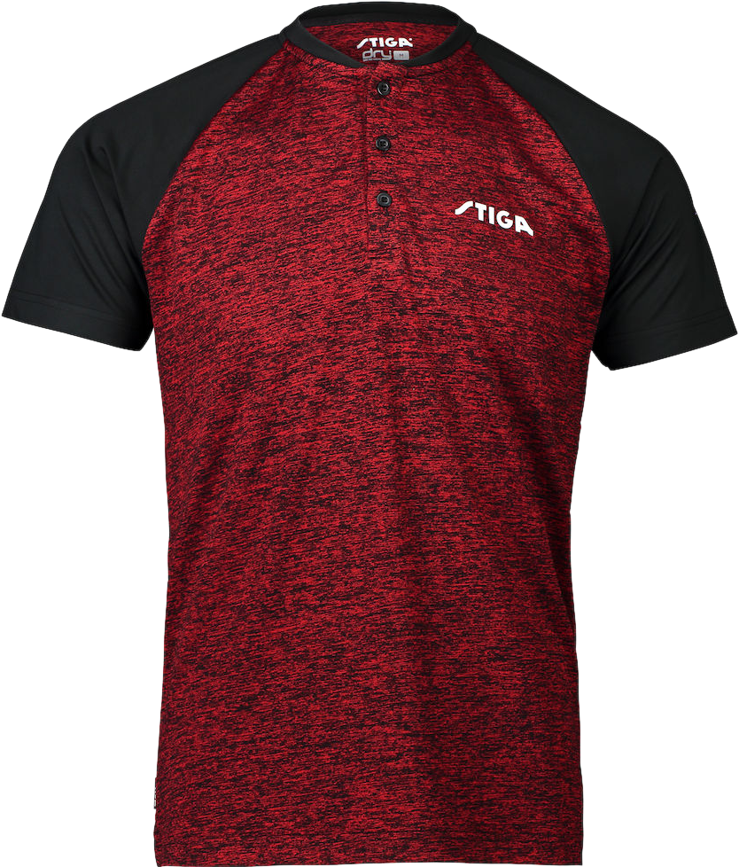 Stiga Team T-Shirt (Dry Fit) - Black/ Green